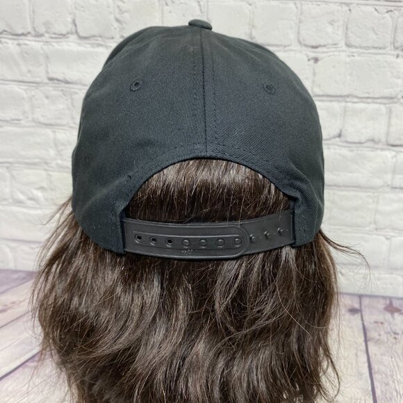 YUPOONG The Classics Snapback Hat Cap Black River City Embroidered Adjustable - Picture 3 of 8